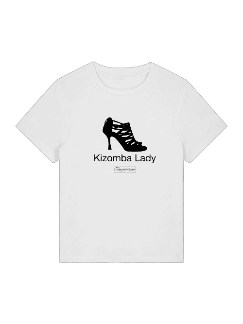 izomba Lady Tanz-T-Shirt Damen mit stylischem Tanzmotiv für Tanzschule und Social Dance.