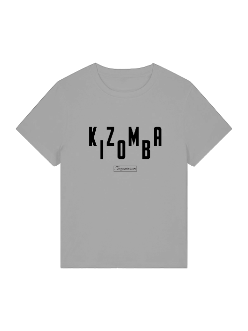 Kizomba Tanz-Shirt Damen mit stylischem Schriftzug für Tanzschule und Social Dance.