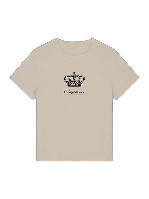 Krone Dance T-Shirt Damen mit auffälligem Tanzmotiv als modernes Tanzoutfit für Tänzerinnen.