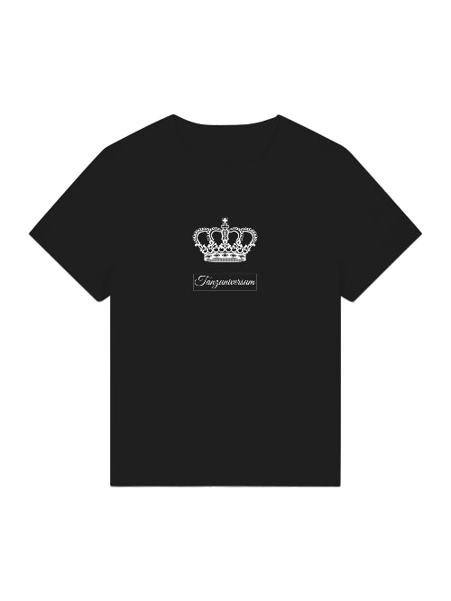 Krone Dance-Shirt Damen mit femininem Tanzmotiv für Social Dance und Party.