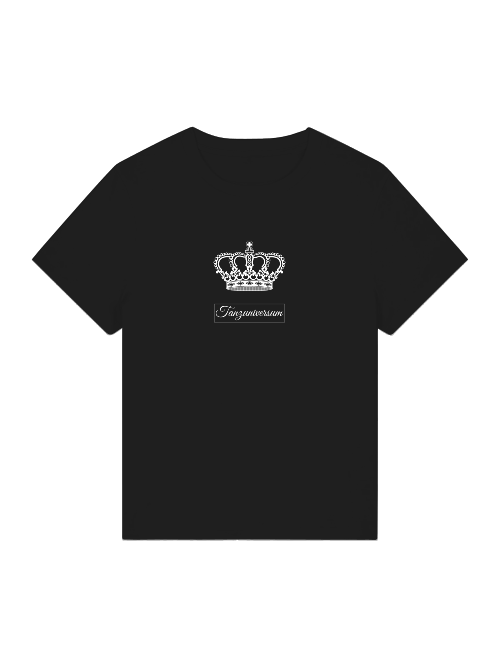 Krone Dance-Shirt Damen mit femininem Tanzmotiv für Social Dance und Party.