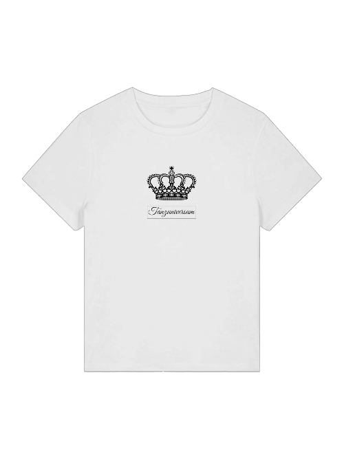 Krone Dance-Shirt Damen mit stylischem Tanzdesign für Salsa-Bachata-Kizomba-Party und tanzbegeisterte Frauen.