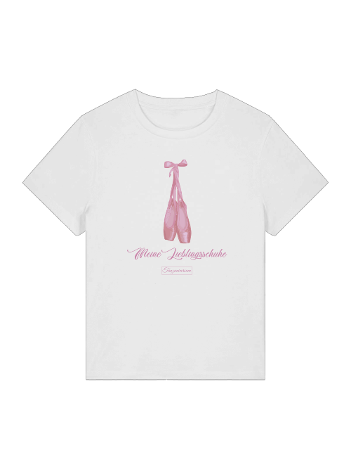 Meine Lieblingsschuhe t-shirt für Damen als modisches Statement rund ums Tanzen.