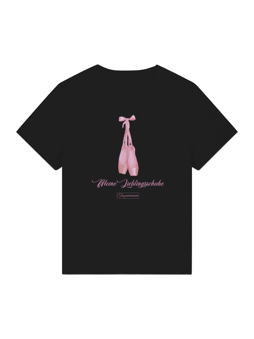 Meine Lieblingsschuhe T-Shirt Damen als Geschenkidee für Tänzerinnen und Tanzbegeisterte.

