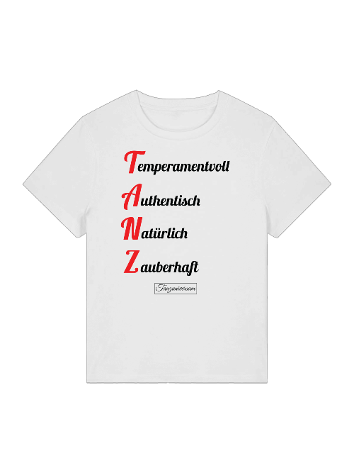 Tanz T-Shirt Damen für Training und sportliche Aktivitäten rund ums Tanzen.