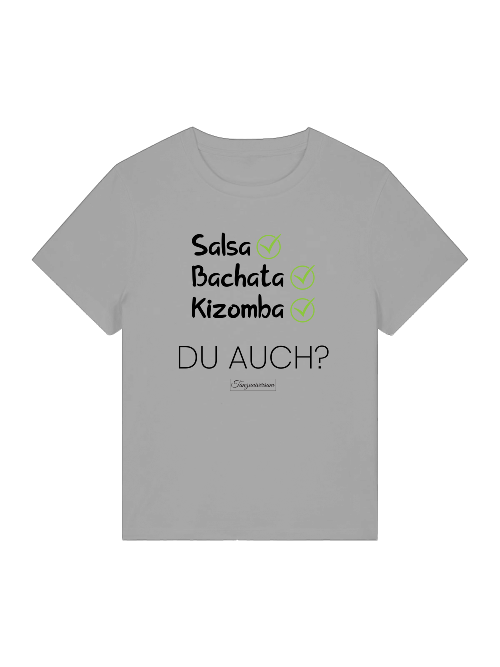 Salsa-Bachata-Kizomba Damen-Shirt für Social Dance, Training und einen lässigen Street Style.