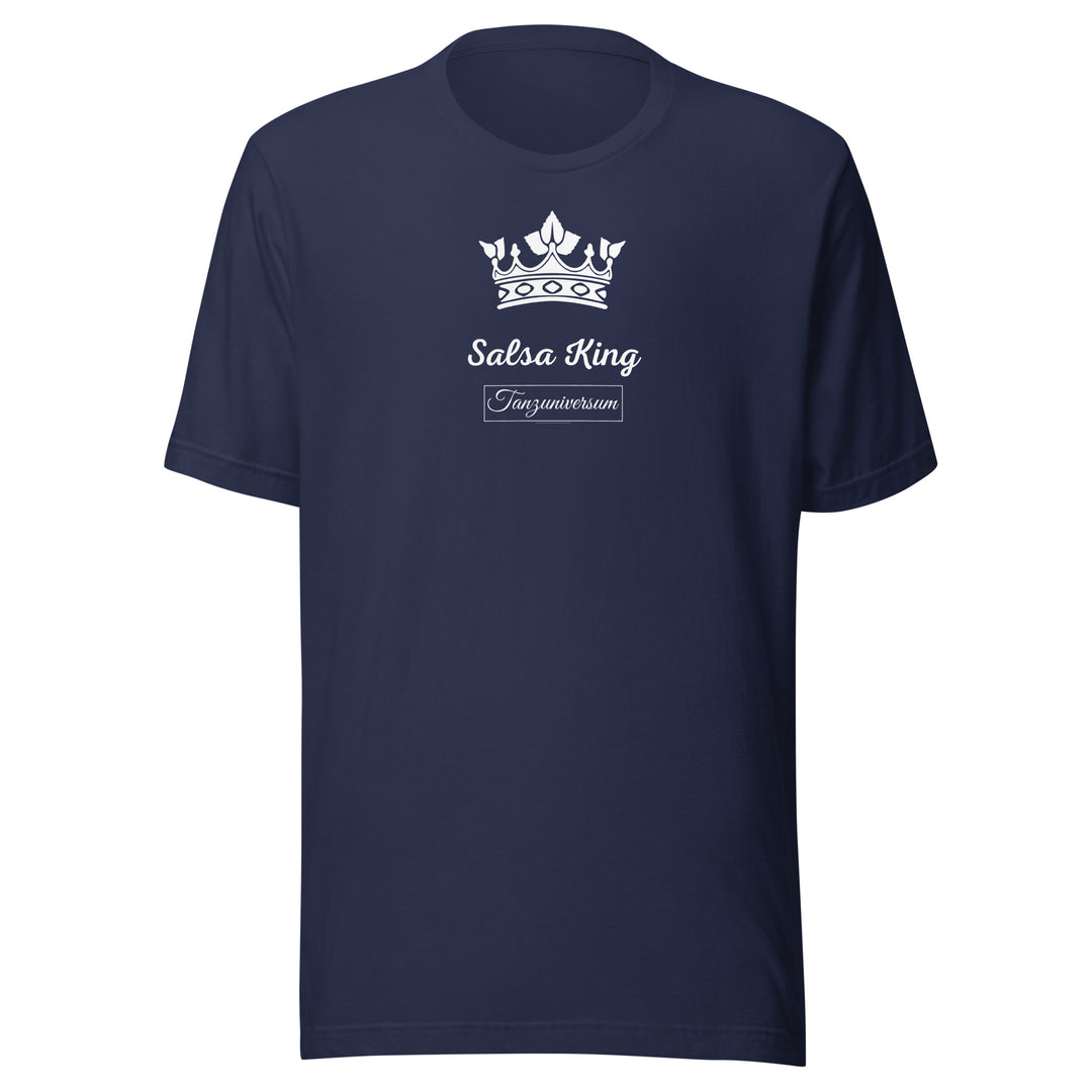 Salsa King Tanzshirt Herren mit stylischem Design als lässiges Salsa-Tanzoutfit für Street Style und als Geschenkidee für Salsa-Tänzer.