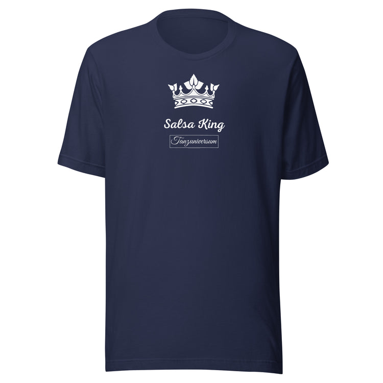 Salsa King Tanzshirt Herren mit stylischem Design als lässiges Salsa-Tanzoutfit für Street Style und als Geschenkidee für Salsa-Tänzer.