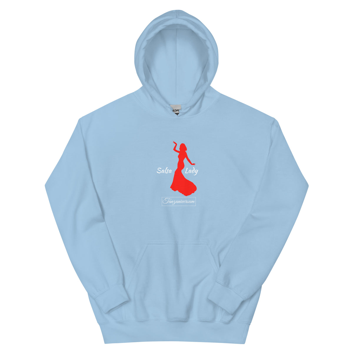 Salsa Lady Tanz-Hoodie mit femininem Design als modisches Tanzoutfit für Salsa-Tänzerinnen.