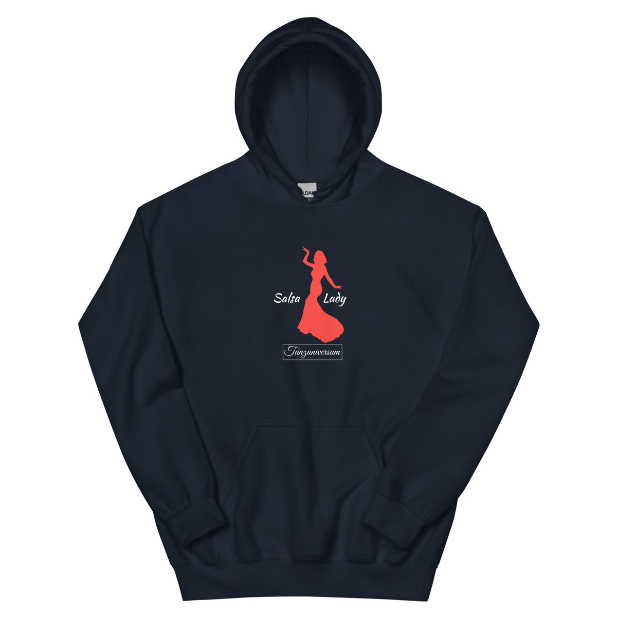 Salsa Lady Tanz-Hoodie Frauen als gemütliches Outfit für Home-Look und Freizeit.
