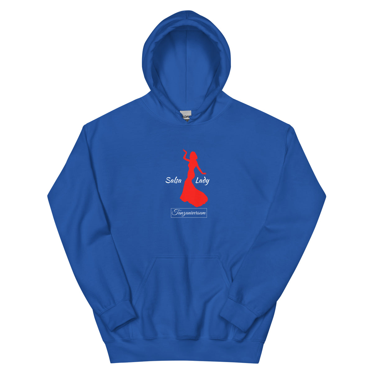 y Tanz-Hoodie Frauen als gemütliches Outfit für Home-Look und Freizeit.
Salsa Lady Hoodie Damen mit modernem Tanzmotiv für Training, Social Dance und Club.
