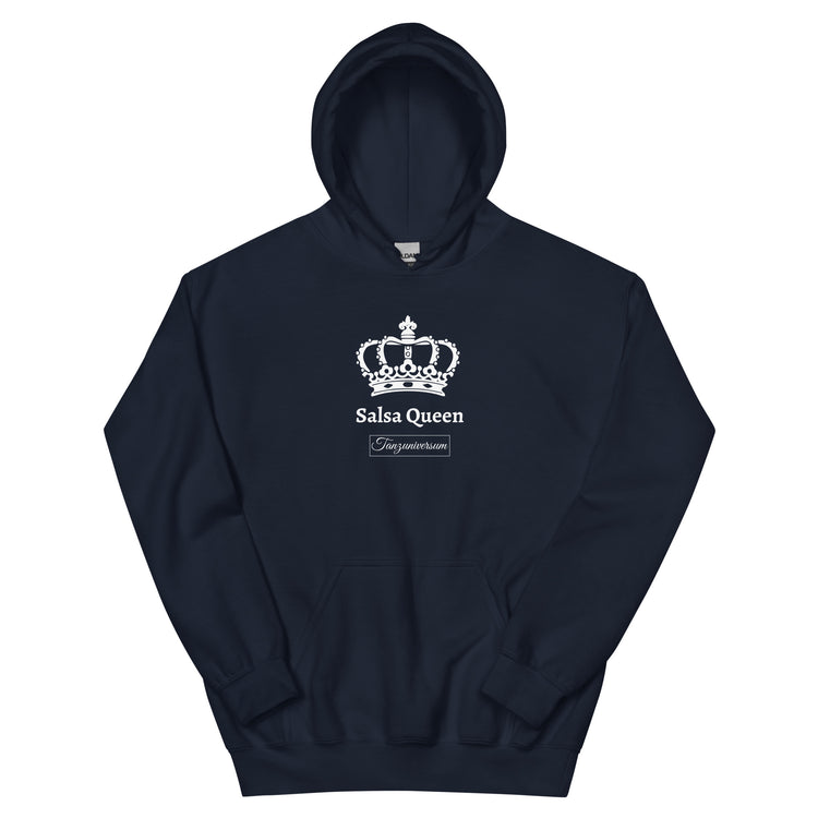 Salsa Queen Pullover mit Kapuze Frauen mit modernem Tanzmotiv und stylischem Design für Club und Training.