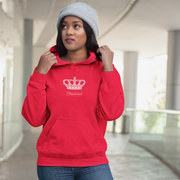 Krone Hoodie Damen  für Club, Training; Home-Look; Street Style; als Geschenkidee