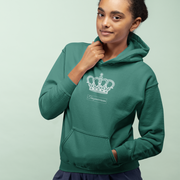 Krone Hoodie Damen  für Club, Training; Home-Look; Street Style; als Geschenkidee