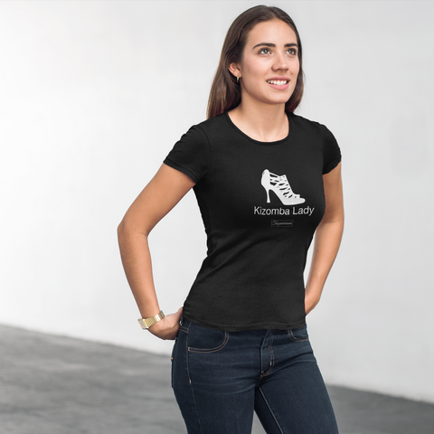 Kizomba Lady Tanz T-Shirt Damen für Party, Tanzschule, Street Look