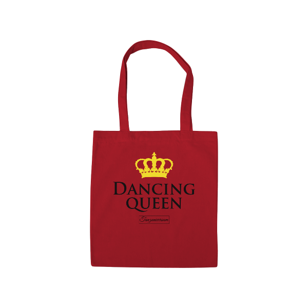 Dancing Queen Tragetasche als originelle Geschenkidee für Tänzerinnen und Tanzliebhaberinnen.