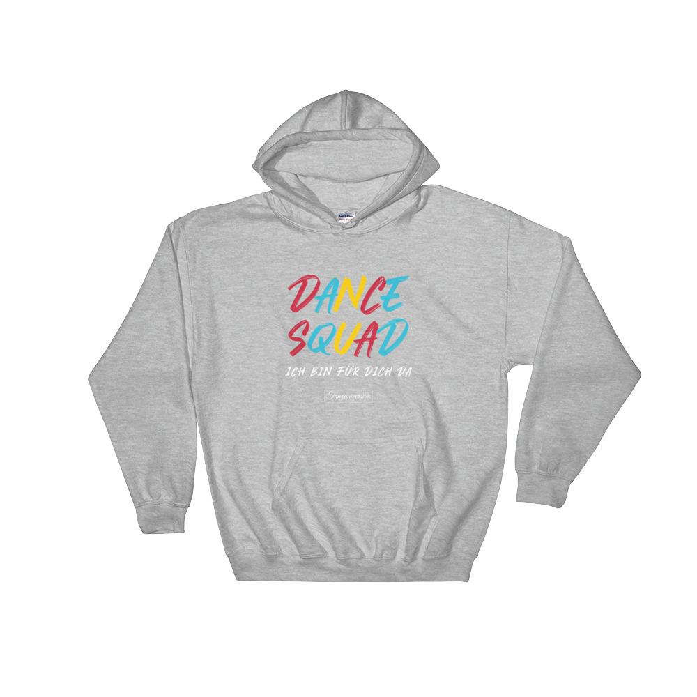 Dance Squad Tanz-Hoodie Herren mit auffälligem Tanzmotiv für Training, Tanzkurs und aktive Freizeit.