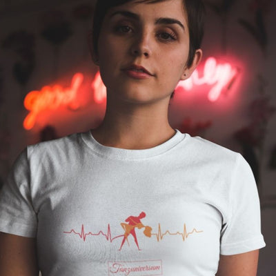 Herzschlag Tanz-T-Shirt Damen