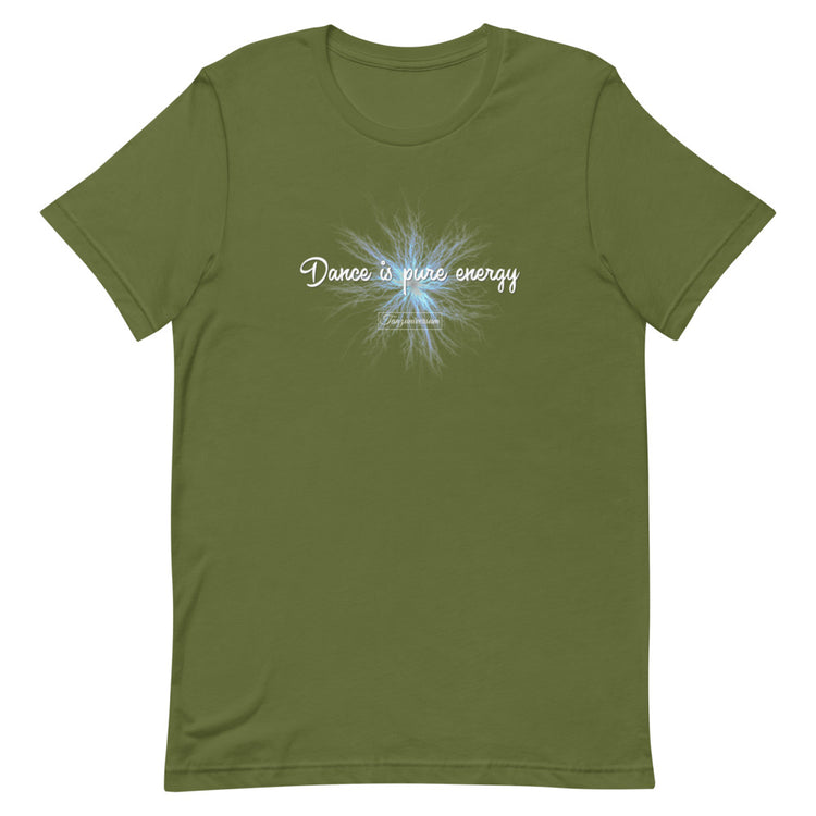 Dance is pure Energy Tanz T-Shirt Herren mit modernem Tanzmotiv und stylischem Design für Party und Tanzabende.