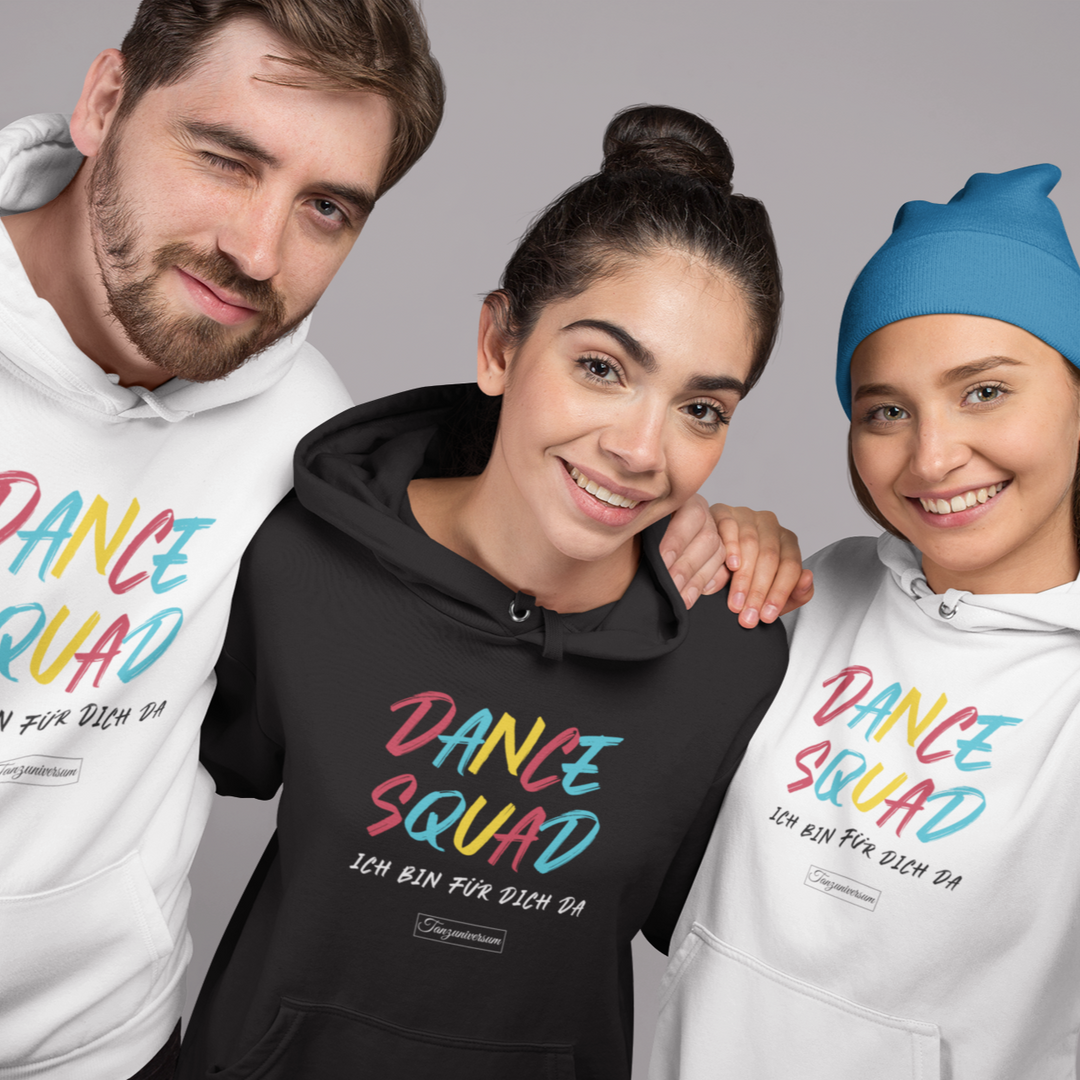 Dance Squad Hoodie Damen als vielseitiges Tanzoutfit für Social Dance, Training, Freizeit und Street Style.