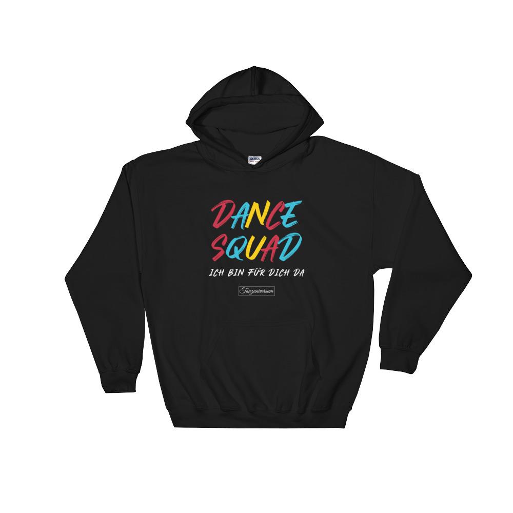 Dance Squad Tanz-Hoodie Damen mit auffälligem Design als Geschenkidee für Tänzerinnen und Dance-Fans.