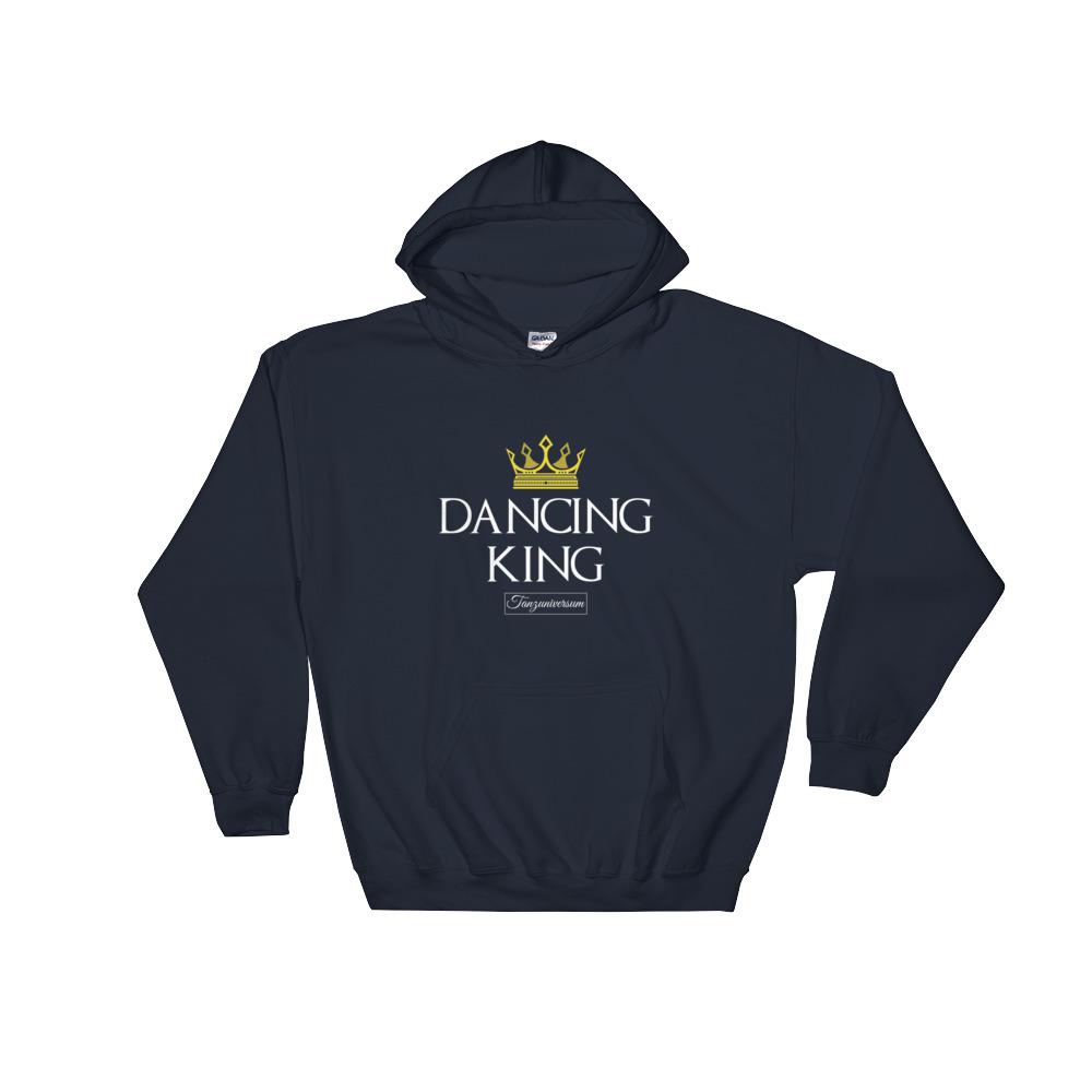 Dancing King Kapuzenpullover Herren mit ausgefallenem Tanzmotiv als gemütlicher Begleiter für Home-Look und Freizeit.