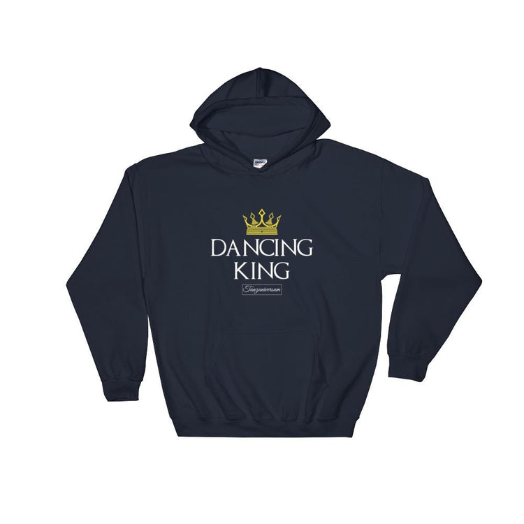 Dancing King Kapuzenpullover Herren mit ausgefallenem Tanzmotiv als gemütlicher Begleiter für Home-Look und Freizeit.