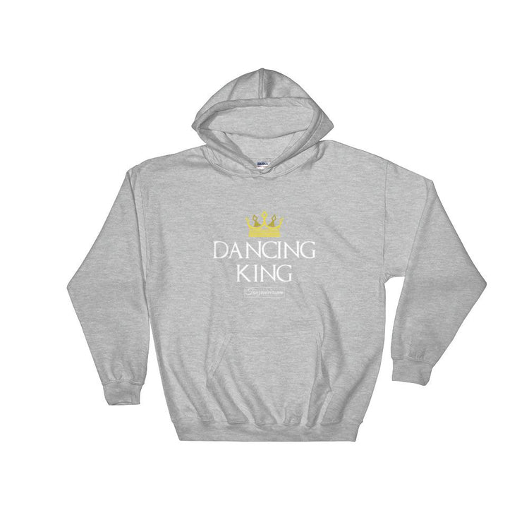 Dancing King Tanz-Hoodie Herren als lässiges Tanzoutfit für Party, Freizeit und modernen Street Style.