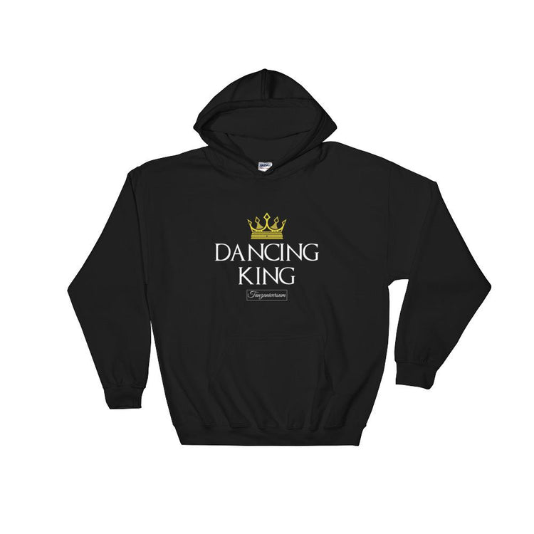 Dancing King Kapuzenpullover Herren mit coolem Tanzmotiv als gemütlicher Begleiter für Home-Look und Freizeit.