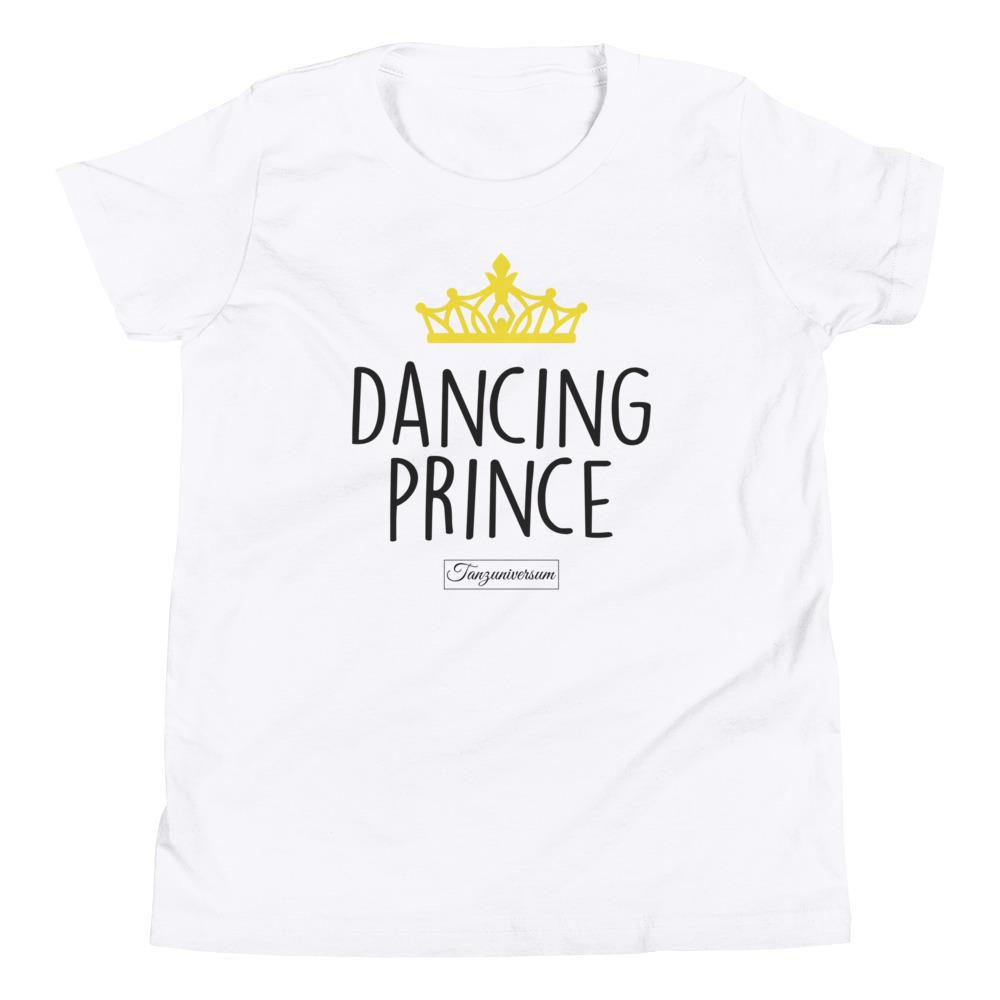 Dancing Prince T-Shirt Kinder mit modernem Tanzmotiv für Social Dance und Tanzkurs.
