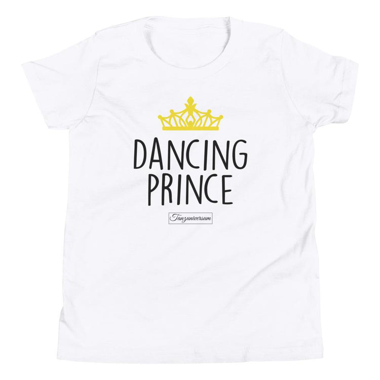 Dancing Prince T-Shirt Kinder mit modernem Tanzmotiv für Social Dance und Tanzkurs.