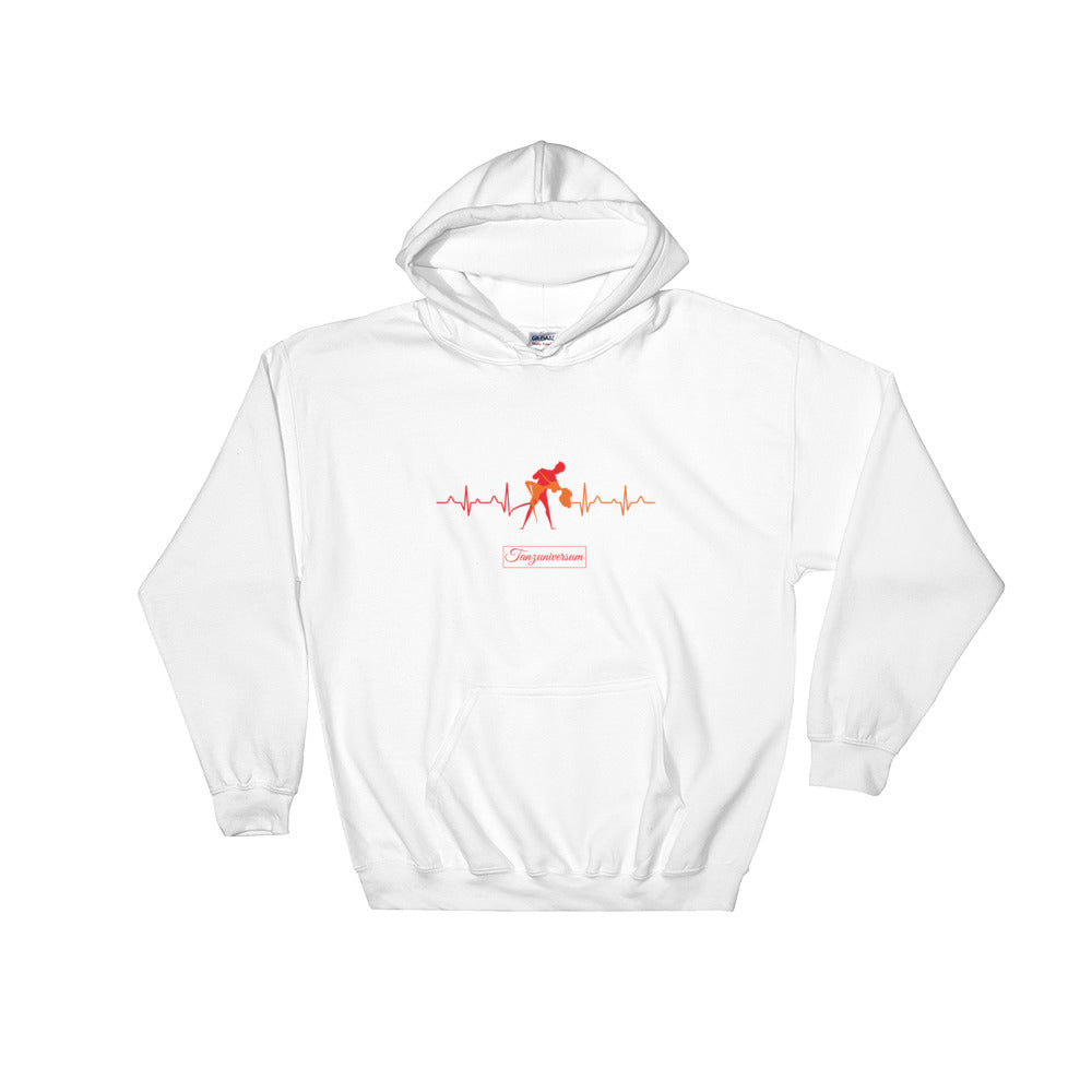Herzschlag Dance-Kapuzenpullover Frauen für den gemütlichen Home-Look mit ausgefallenem Tanzdesign.