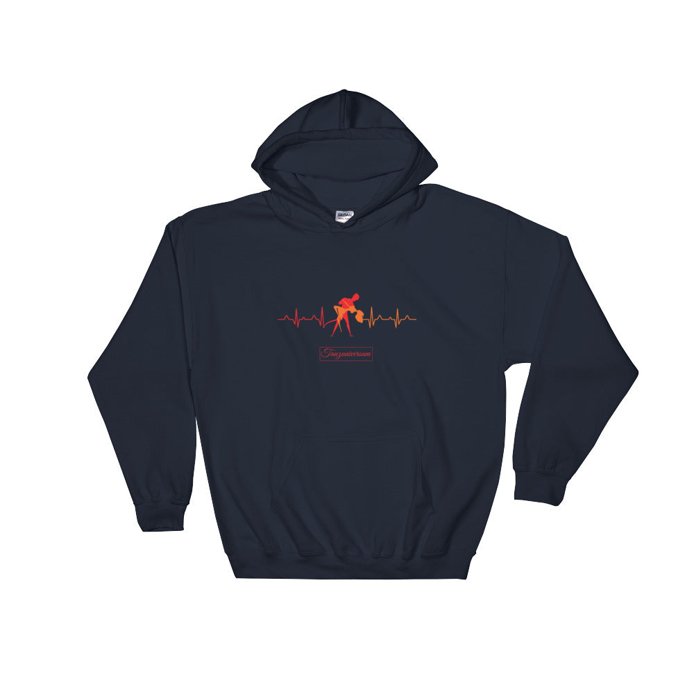 Herzschlag Tanz-Hoodie Damen als stylisches Tanzoutfit für Training und aktive Dance Styles.