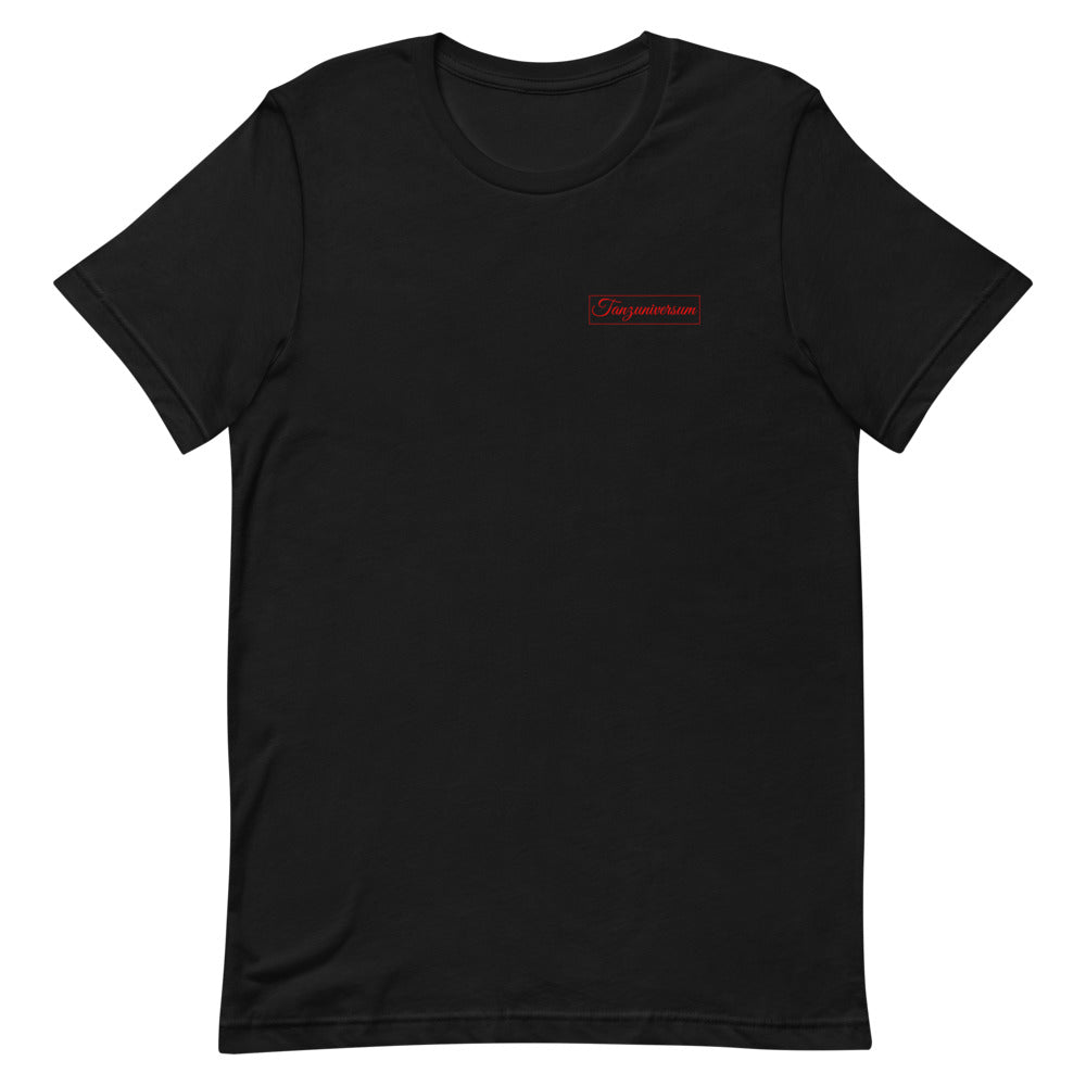 Tanzuniversum Tanzshirt Herren mit coolem Tanzdesign als bequemes Outfit für Training und Tanzschule.