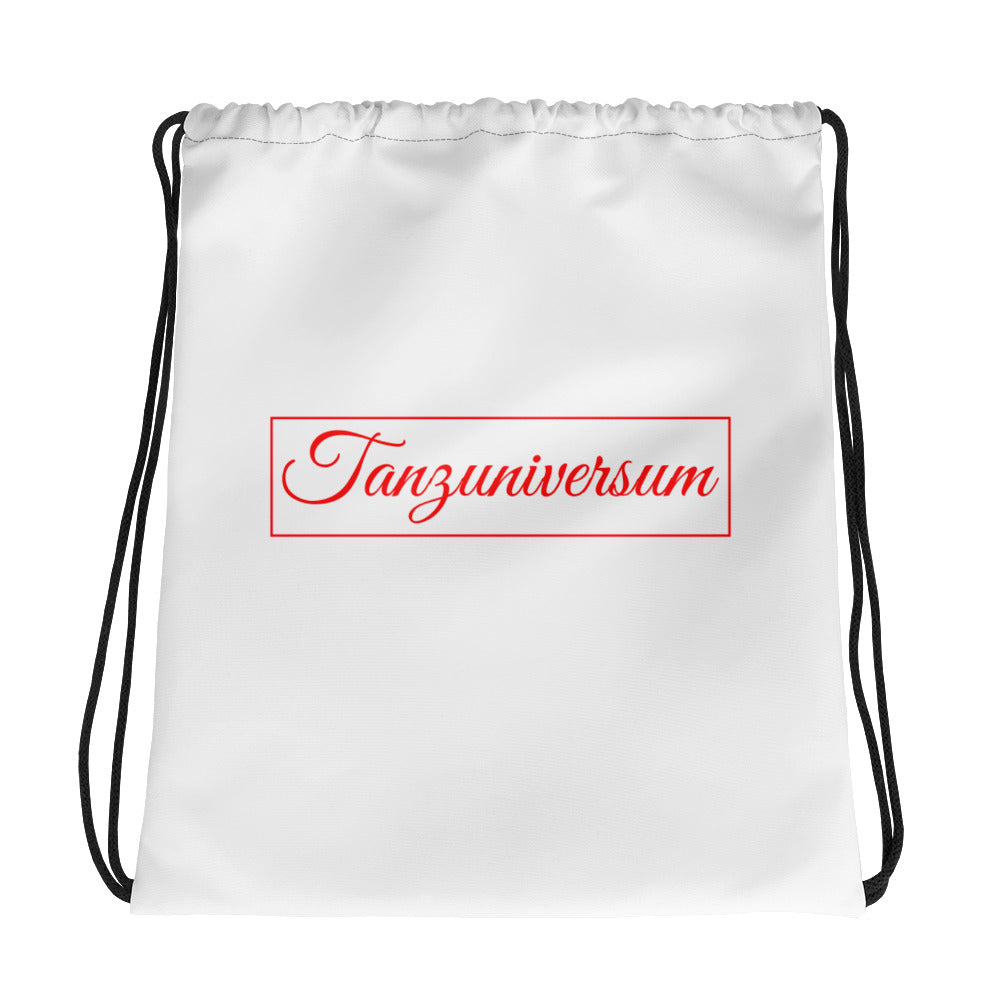 Tanzuniversum Turnbeutel mit stylischem Tanzdesign als Geschenkidee für Tänzer und Tanzliebhaber.